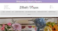 Desktop Screenshot of elliottsflowers.com